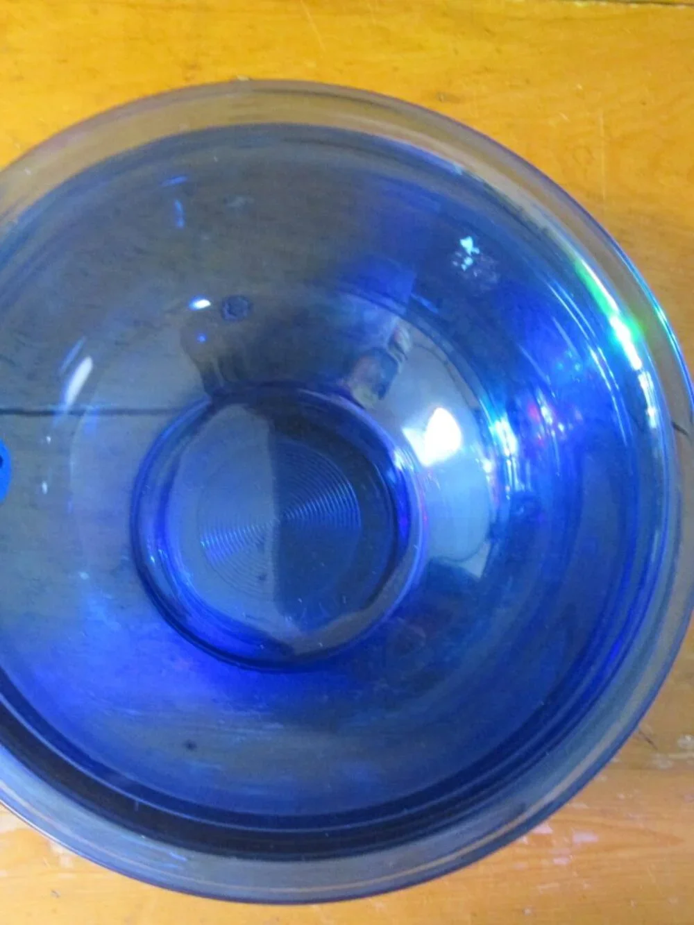 Pyrex 2 pc serving mixing bowls in cobolt blue 1.5qt one single cobolt blue